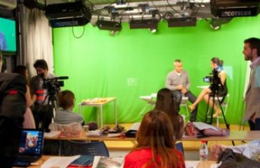 presentador jordi gonzalez en el master en reporterismo
