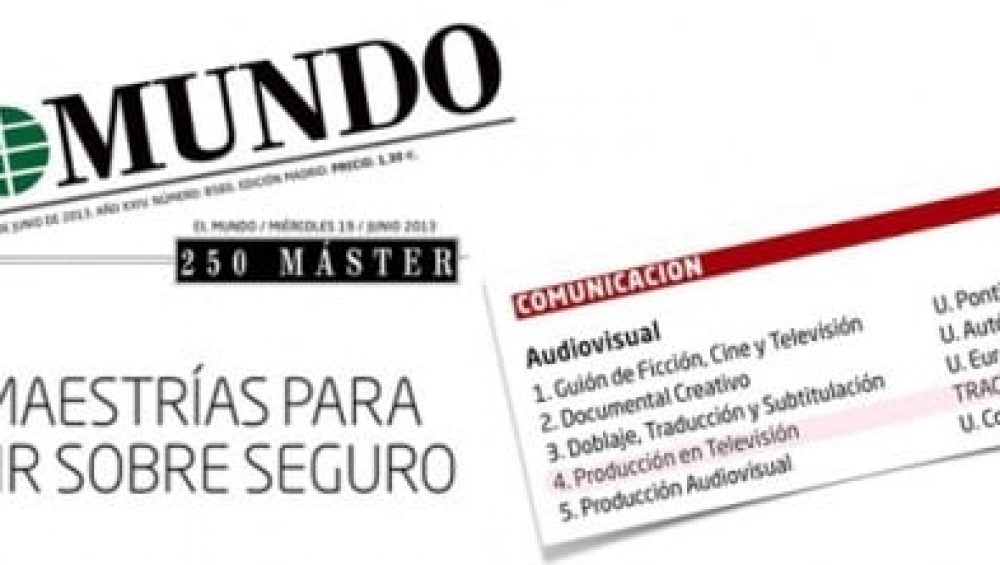 ranking el mundo master comunicacion