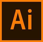 icono de un programa llamado Illustrator