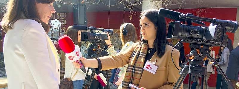 alumna master reporterismo tv entrevista woman week
