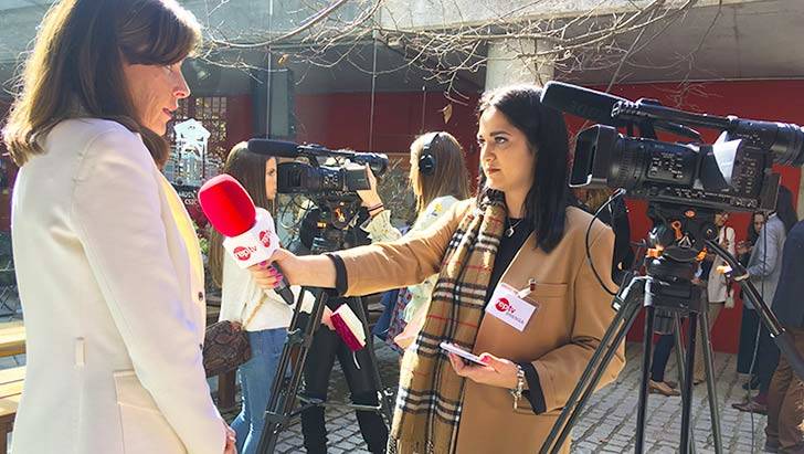 alumnas entrevista madrid woman week 2019 master reporterismo tv